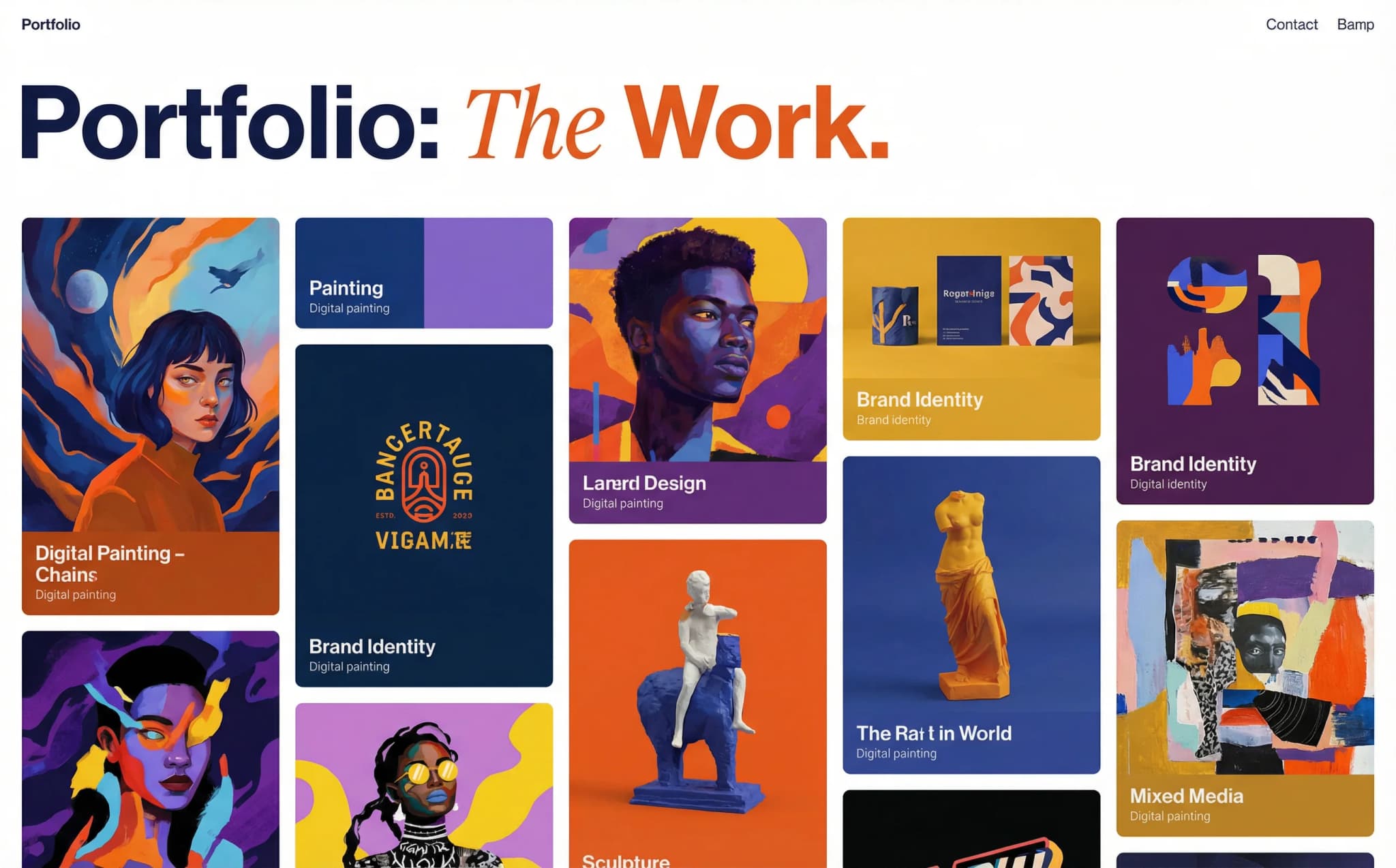 Creativos y artistas - website development showcase 6