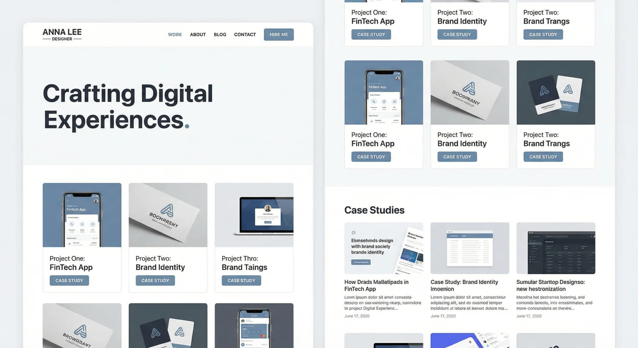 Freelancers y consultores - website development showcase 4
