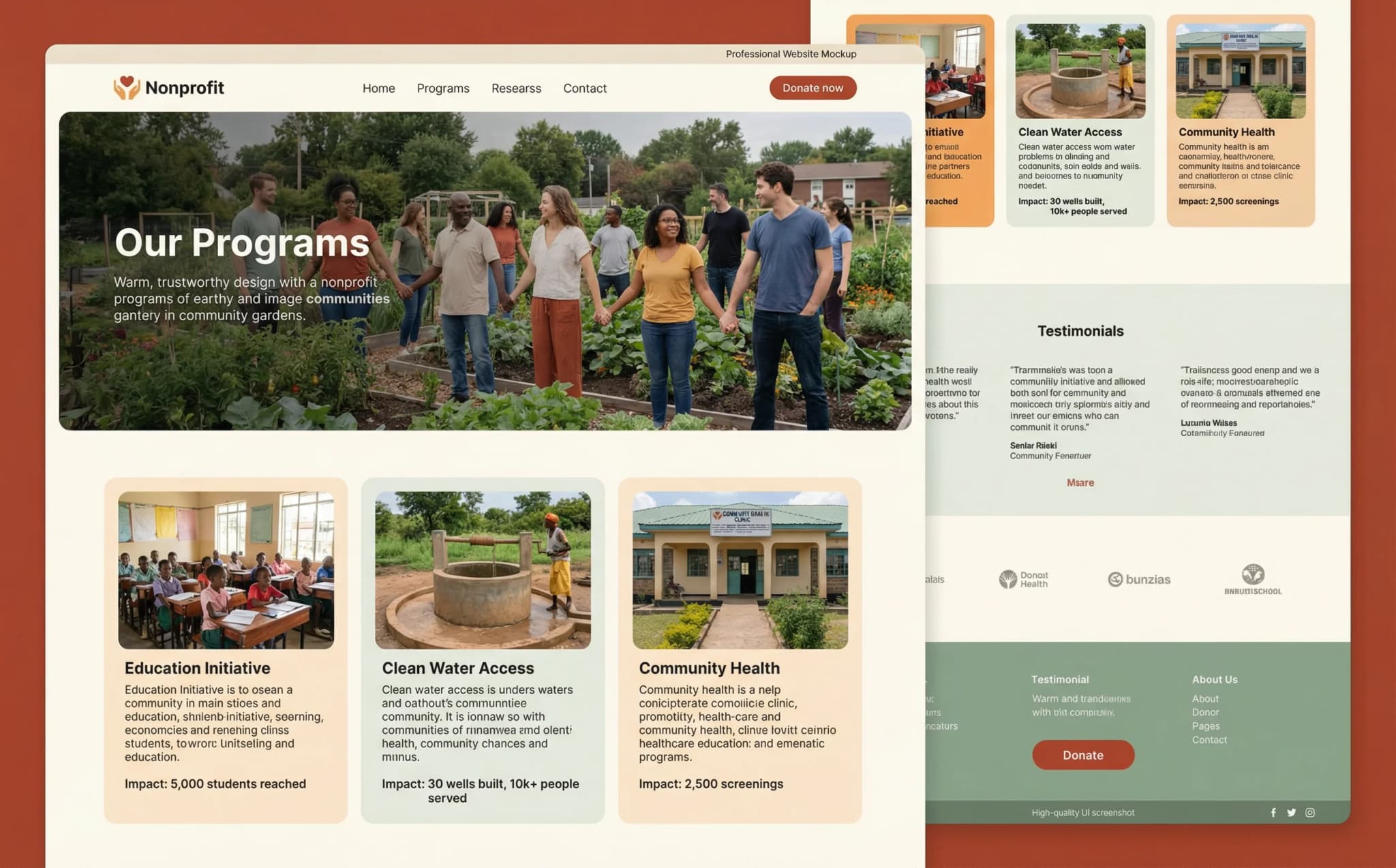 Websites for Nonprofits & Causes