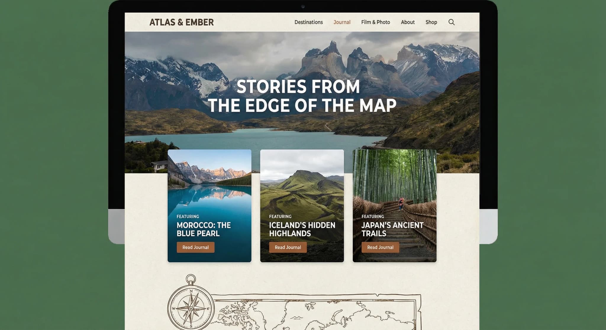 Bloggers de viajes - website development showcase 4