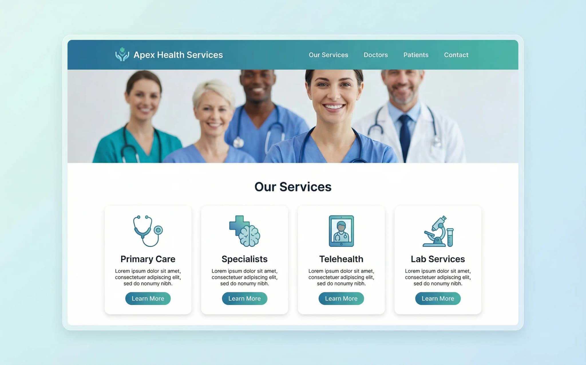 Websites for Healthcare & Wellness