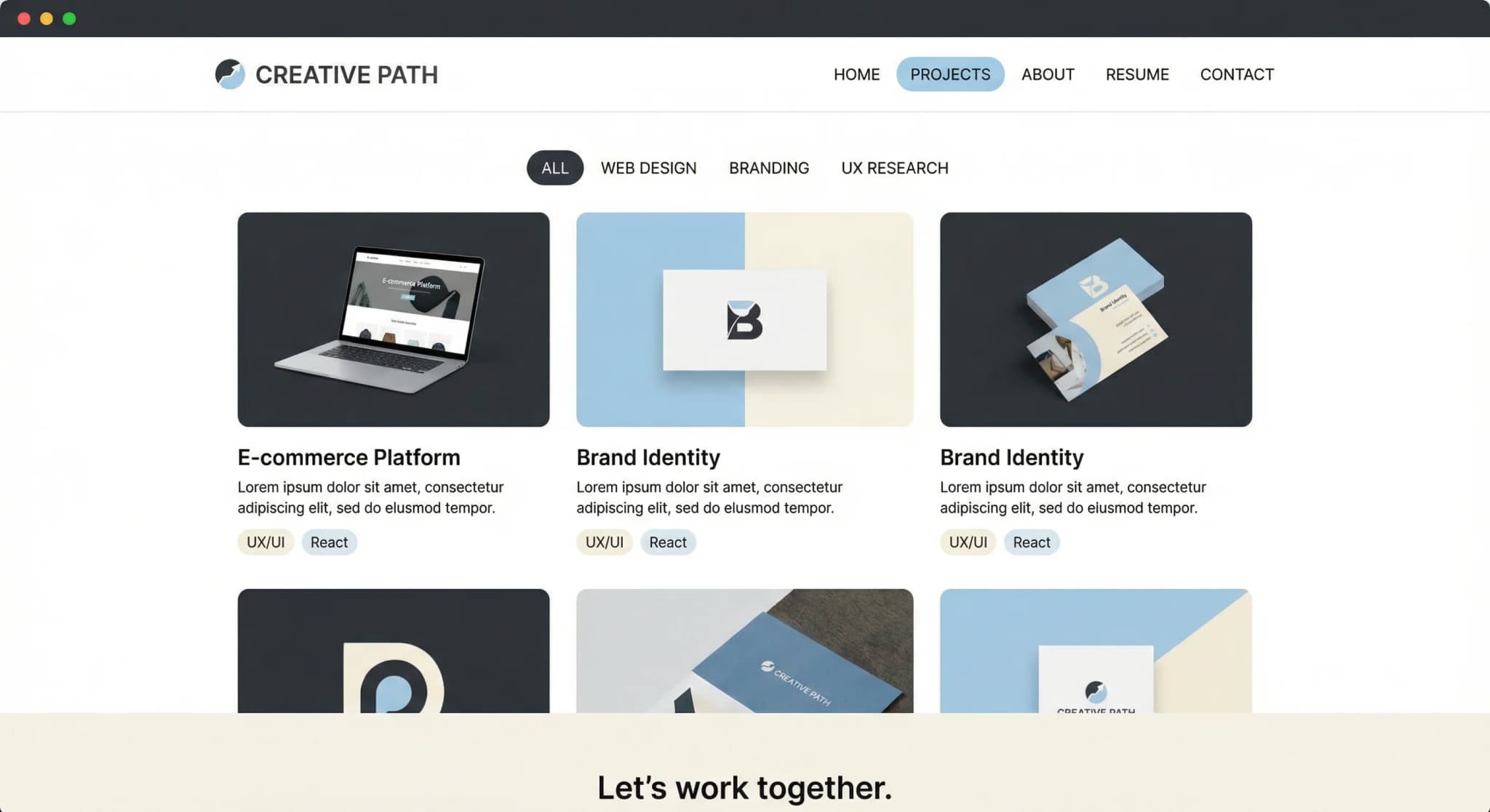 Job Seekers - website development showcase 3
