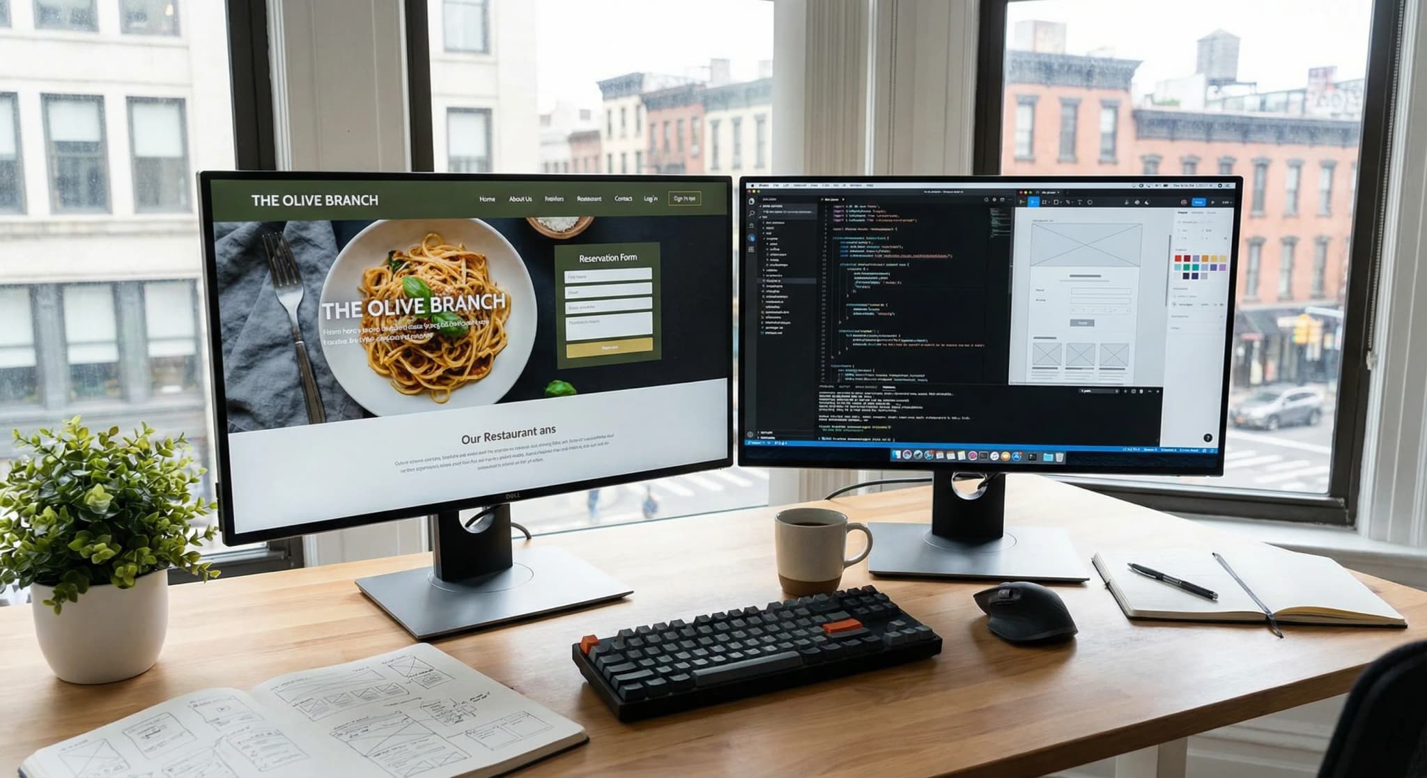 Restaurantes y cafés - website development showcase 8