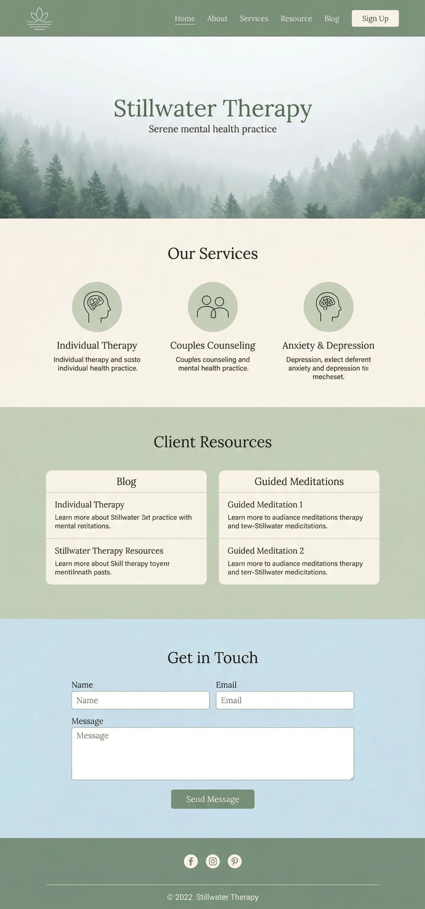 Trabajadores sociales y psiquiatras website on desktop, tablet, and mobile