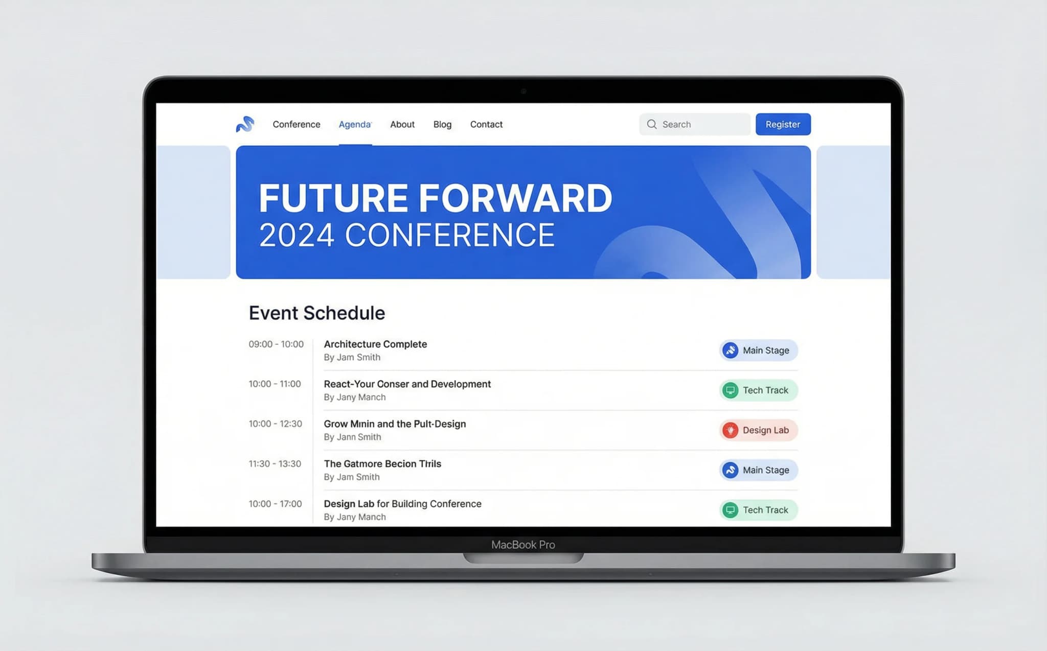 Eventos especiales - website development showcase 4