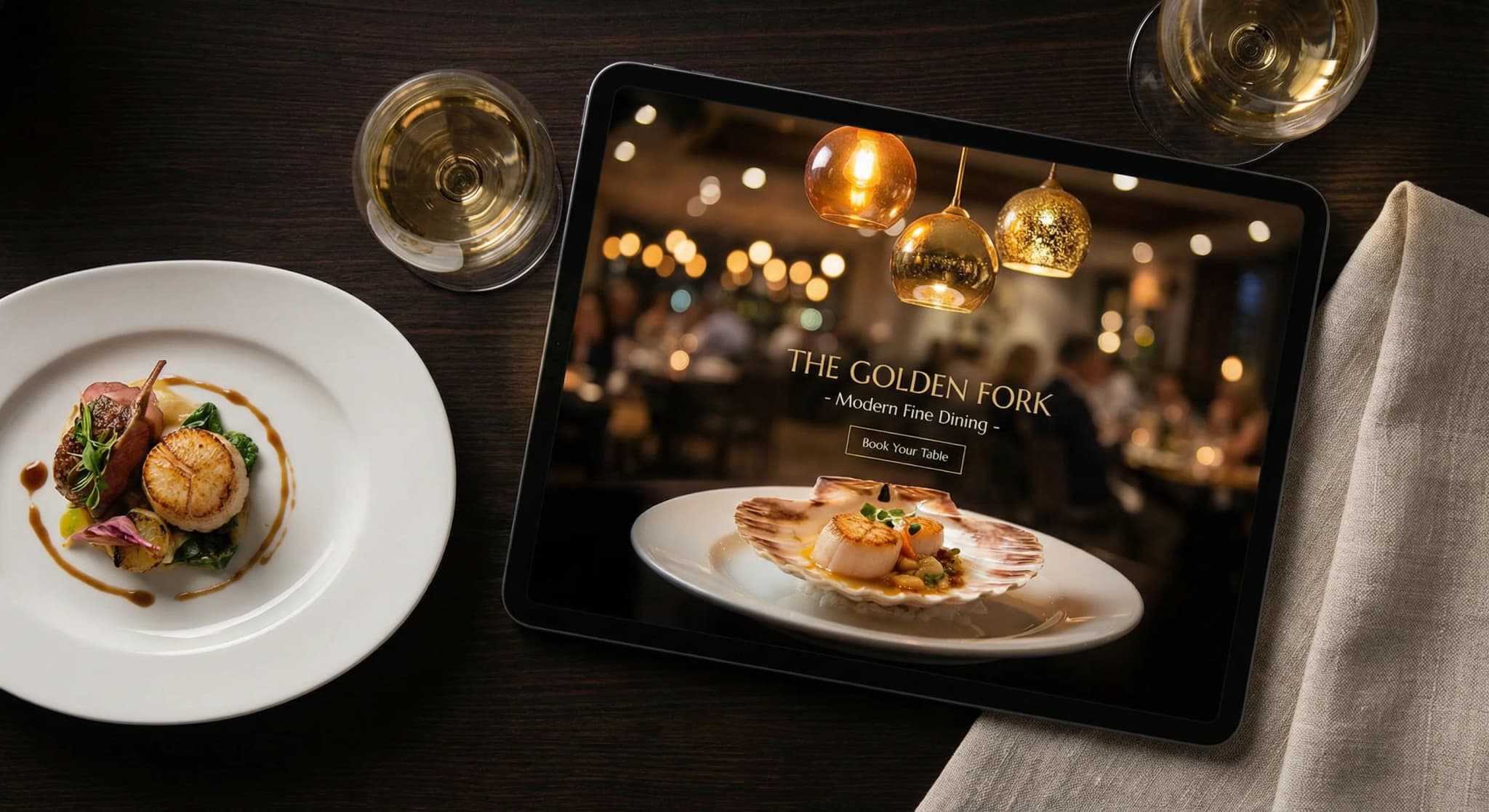 Beautiful website designs on multiple devices